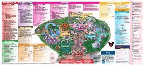 Disneyland Park Maps PDF