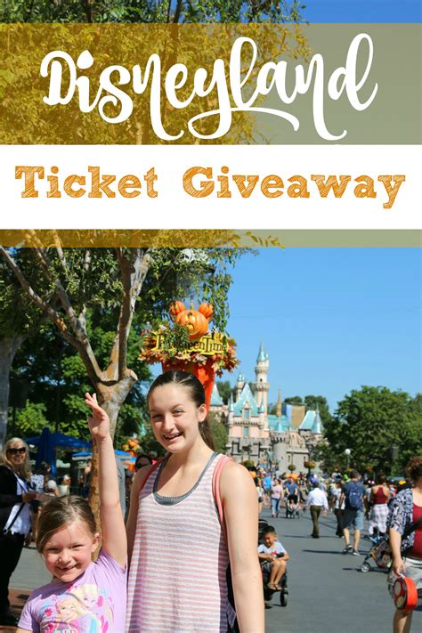 Disneyland Ticket Giveaways 10