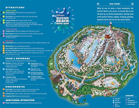 Disney's Blizzard Beach Map