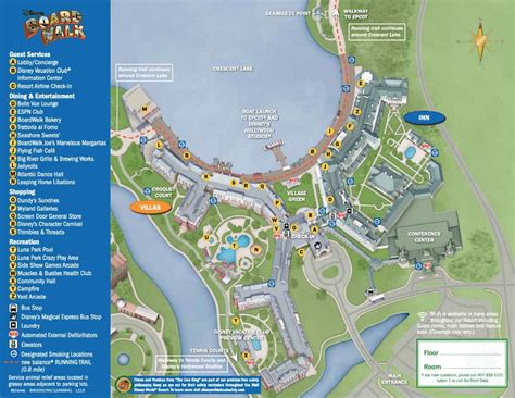 Disney's BoardWalk Map