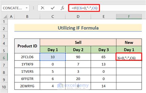 Displaying Dash Instead of Zero in Excel