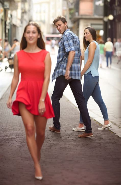 Distracted Boyfriend meme template