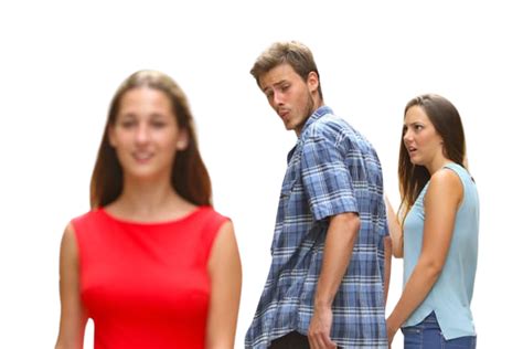 Distracted Boyfriend Meme Template