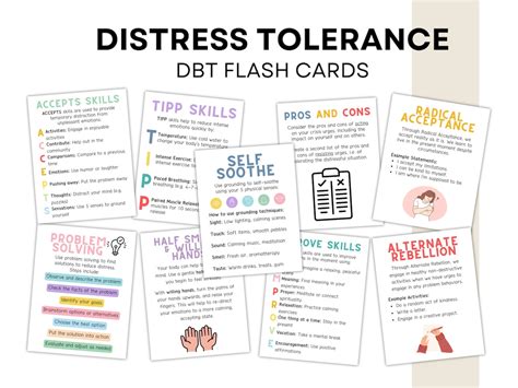 Distress Tolerance DBT Diary Card Template