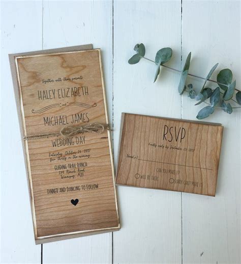 Distressed Wood Wedding Template