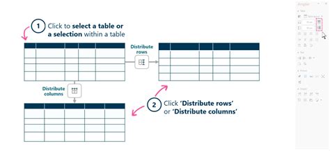 Distribute columns evenly in Excel