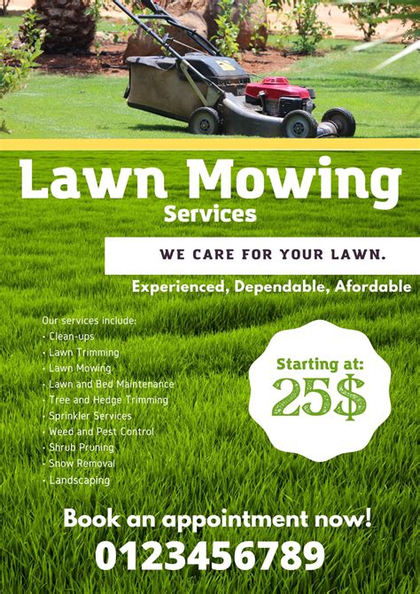 Tips for Distributing Your Lawn Mowing Services Flyer