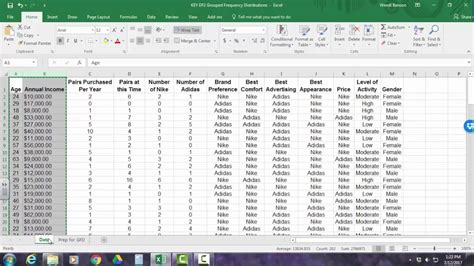 Preparing Excel file for distribution list