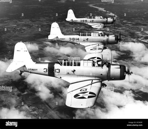 Dive bombers in formation