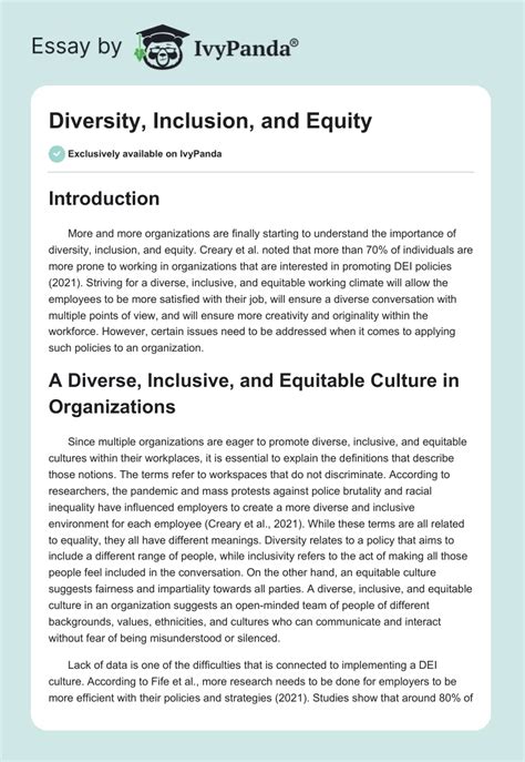 Diversity and Inclusion Research