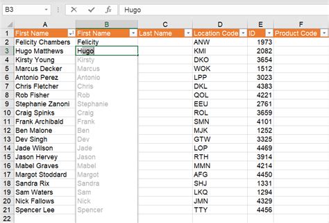 Divide data into 3 equal parts in Excel