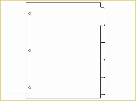 Custom divider tab design in Microsoft Word