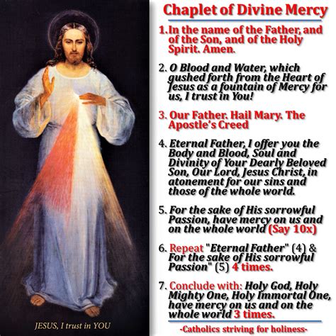 Divine Mercy Chaplet Prayer