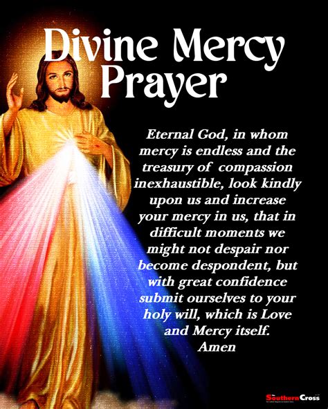 Divine Mercy Prayer Image