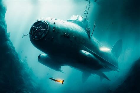 Diving planes rudders submarines