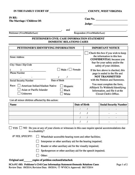 Divorce Paperwork NY