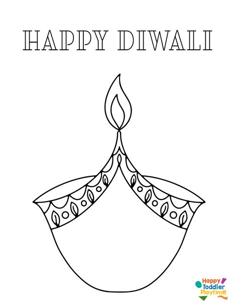 Diwali coloring pages for kids