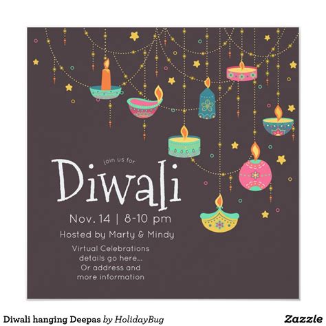 Diwali Party Invitation Template Image 3