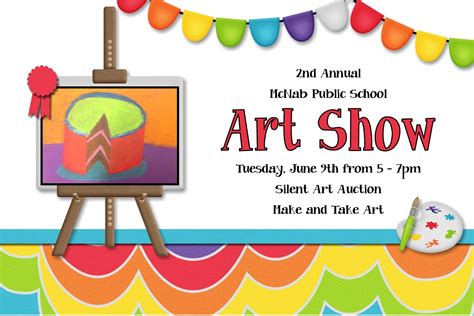 DIY Art Show Invitation Template