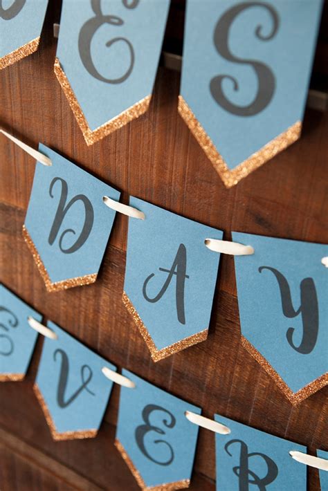 DIY Banner Letters Example 6