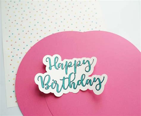 DIY birthday cake topper printables