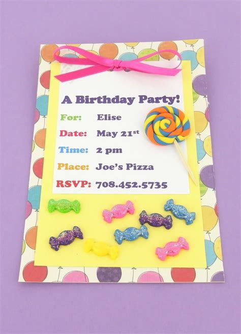 diy birthday invitation ideas