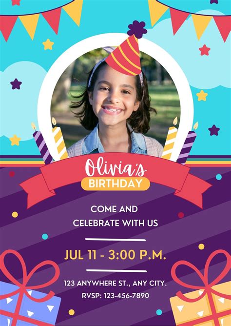 DIY Birthday Invitation Templates