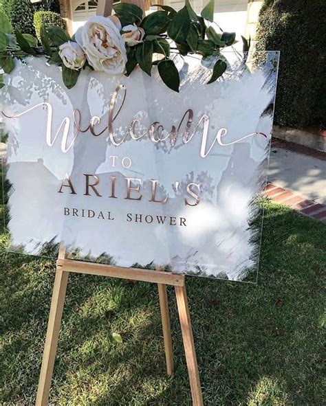 diy bridal shower signs