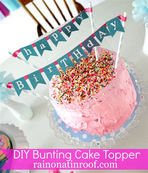 DIY Cake Toppers