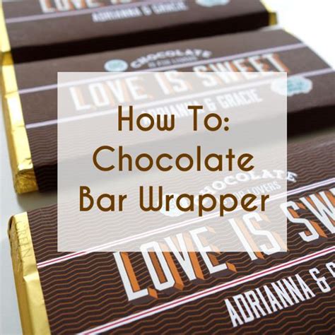 DIY Candy Bar Wrappers