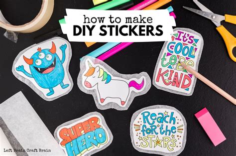 DIY craft stickers