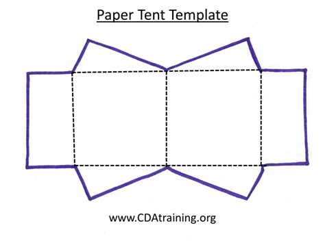 DIY Craft Tent Card Template