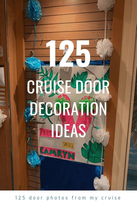 DIY cruise door decoration