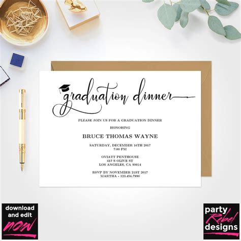 DIY Delight Invitation Template