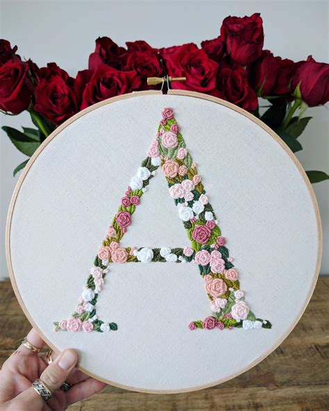 DIY Embroidery Letter Patterns for DIY Enthusiasts