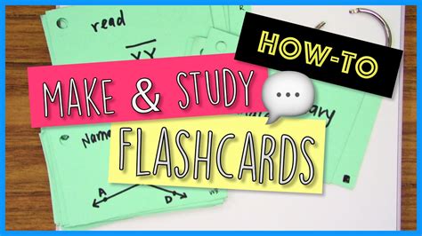 DIY Flashcard Tips and Tricks