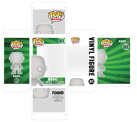 DIY Funko Pop Box Template