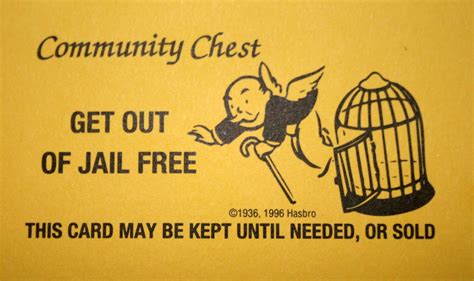 DIY Get Out of Jail Free Card Design