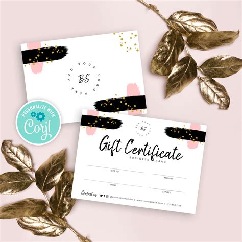 DIY Gift Certificate