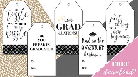 Graduation DIY Gift Tag