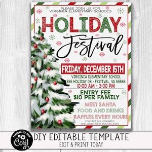 DIY Holiday Flyer Templates