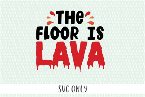 DIY Lava Floor Sign Using Glow-in-the-Dark Paint