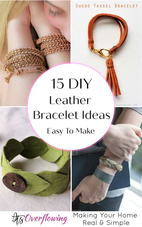 DIY Leather Bracelets