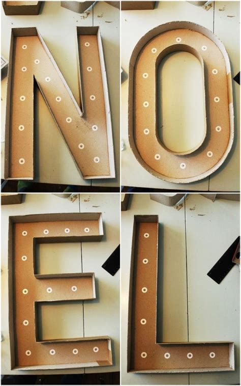 DIY Marquee Letter Template Designs