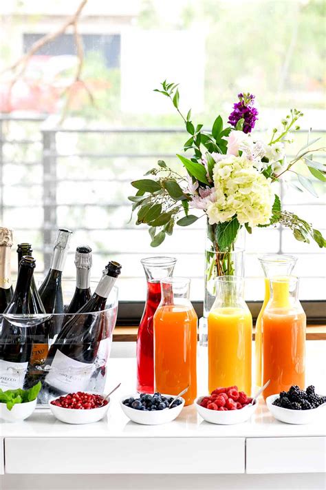 DIY Mimosa Bar Ideas