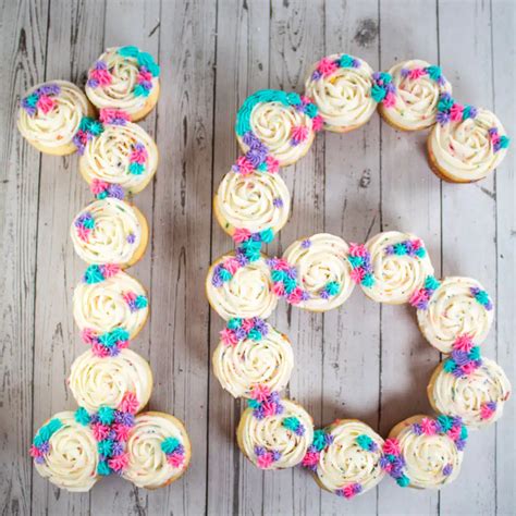 DIY Number Cupcake Template