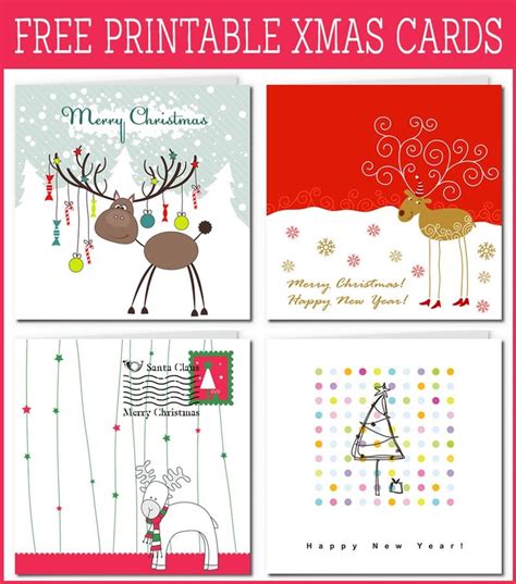 DIY Printable Christmas Cards