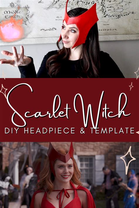 DIY Scarlet Witch Headpiece Costume