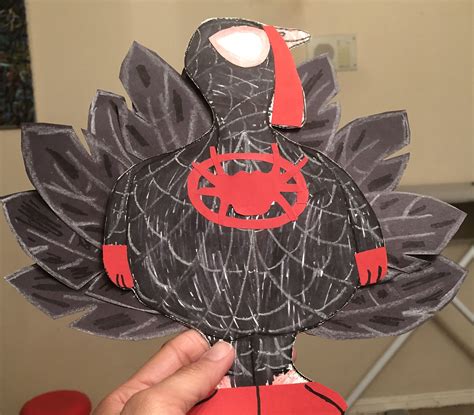 DIY Spiderman Turkey Costume