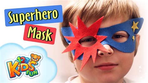 DIY Superhero Mask Template